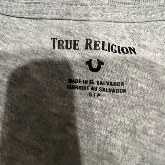 True Religion Graphic tee with shiny graphic on both sides - Picture 4 of 9